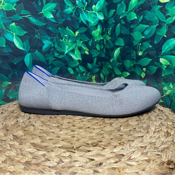 Rothy’s - The Flat - silver metallic - Picture 2 of 10